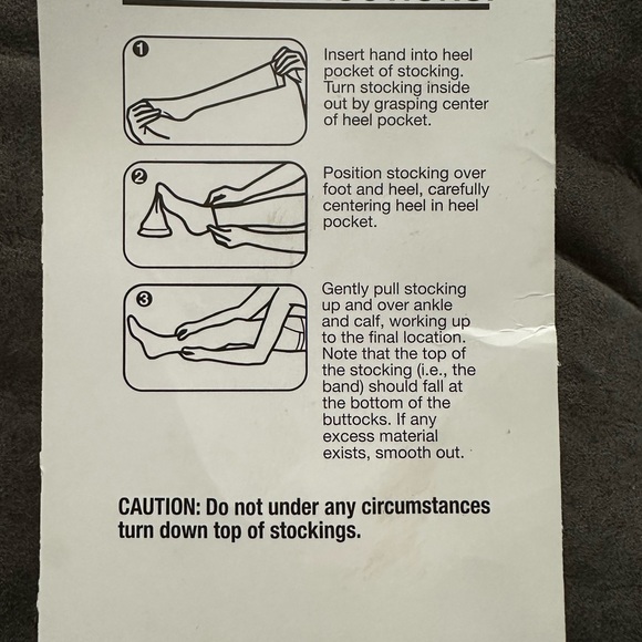 Anti-embolism thigh stockings - Picture 7 of 8